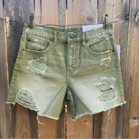 BDG dropped rise distressed denim shorts size 25 NWT - Picture 13 of 13
